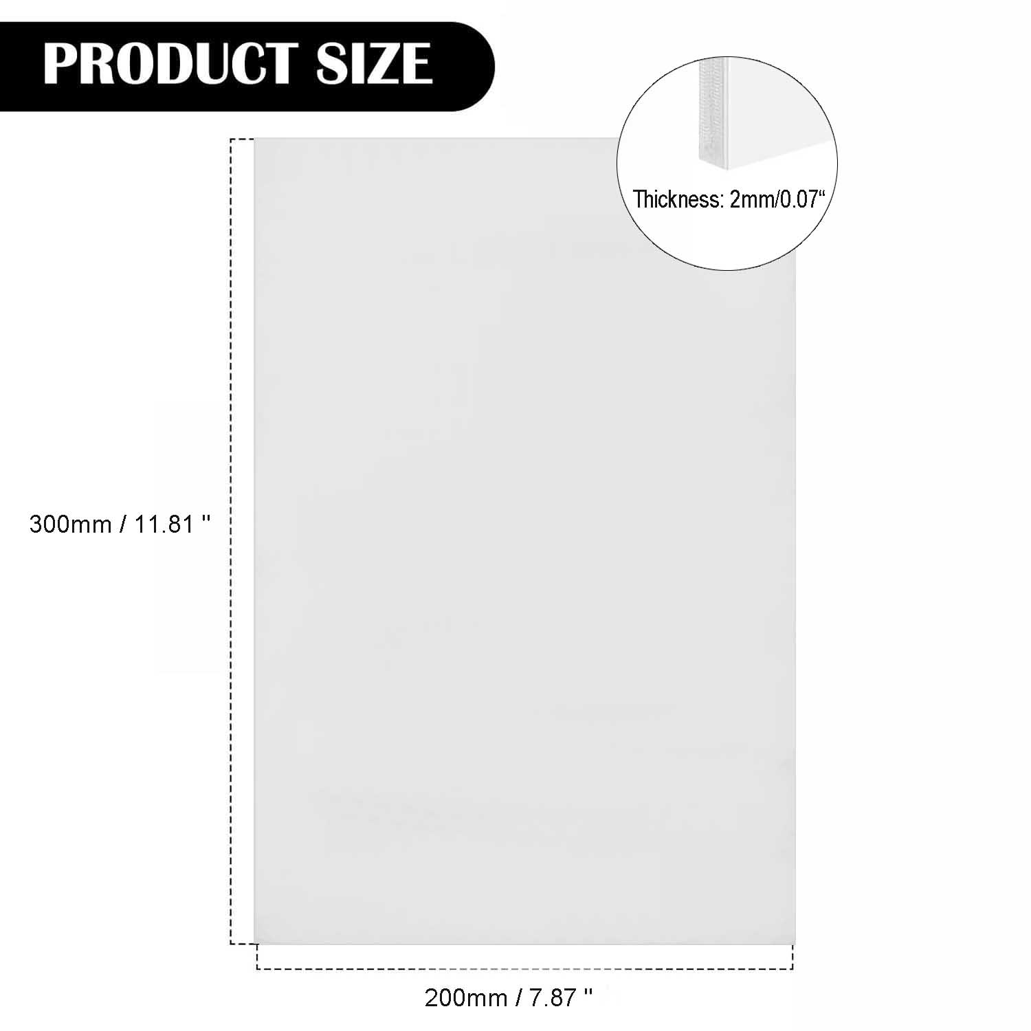 White Black PP Plastic Plate Sheet For DIY Model Making Material