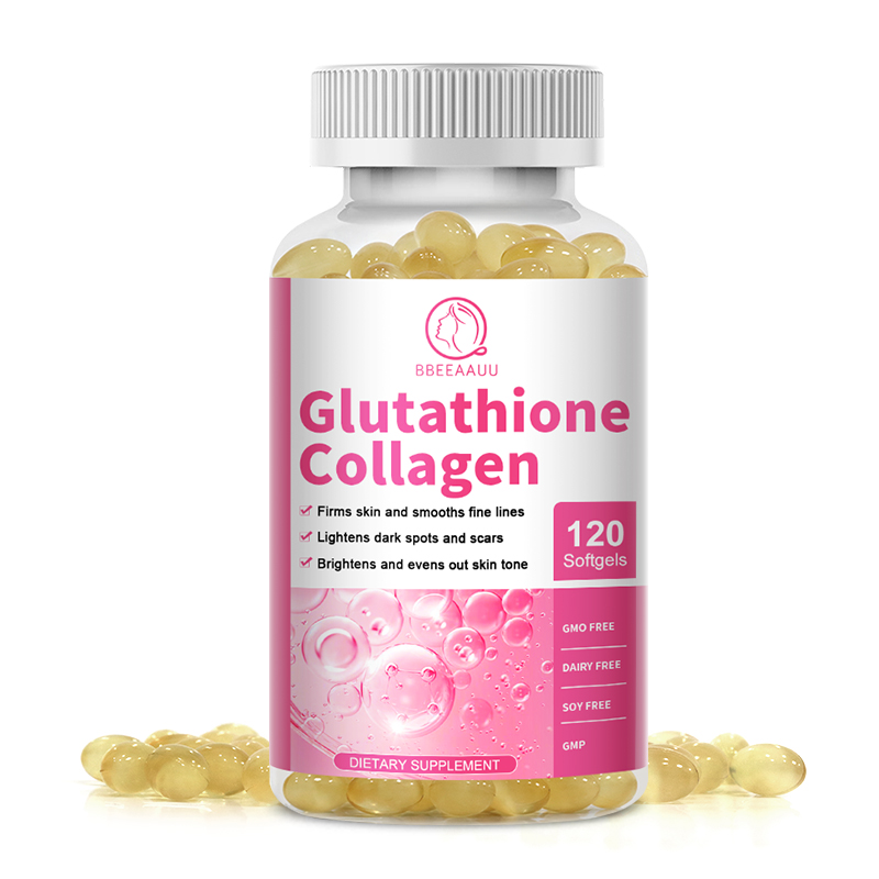 Glutathione Skin Whitening Pills Natural Anti Aging Supplement Collagen  Capsules