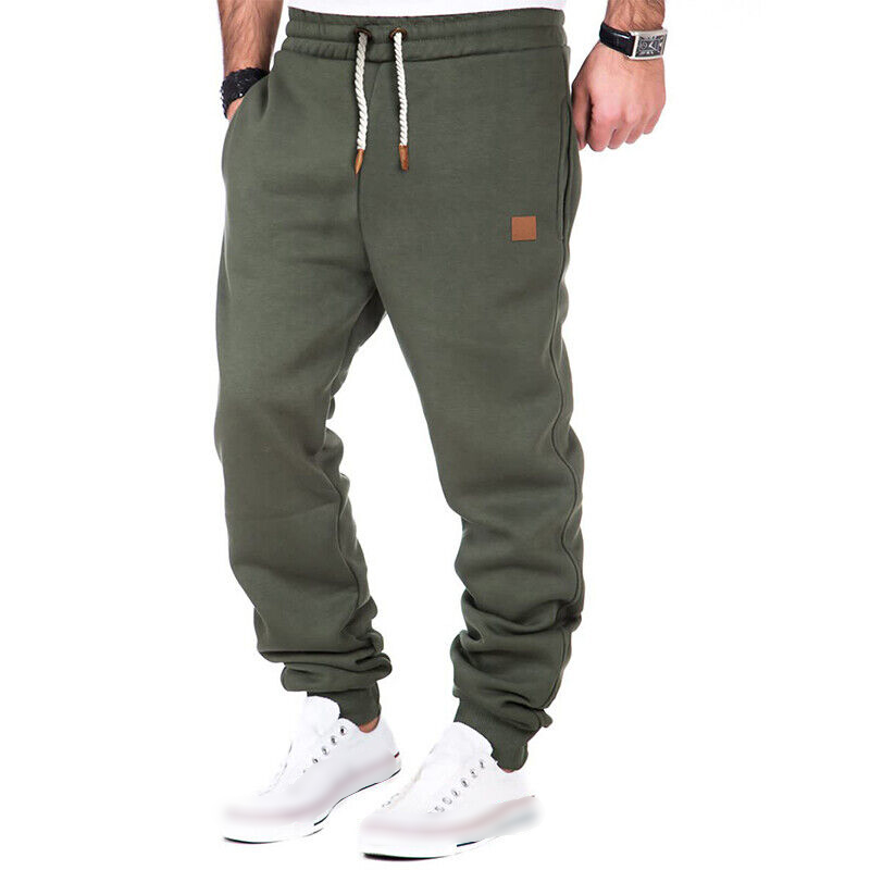 Men's Sweatpants Joggers Fleece Lined Active Casual Warm Trousers Track Pants