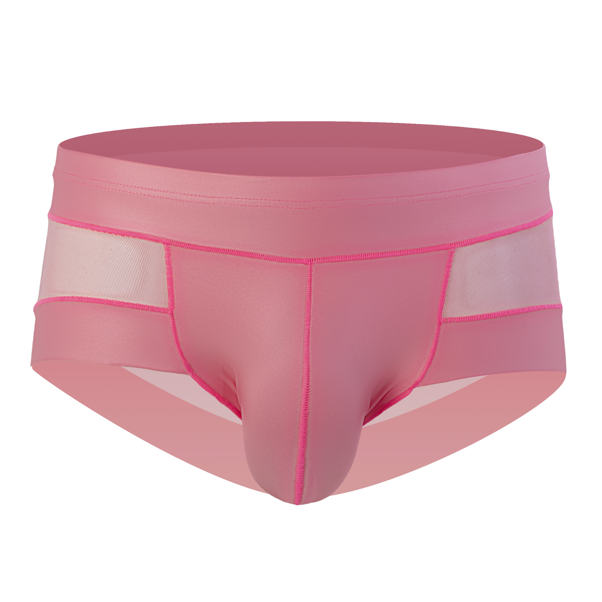 Men Sexy Shorts Underwear See-through Mesh Boxer U Convex Pouch Trunks Briefs - Picture 25 of 34