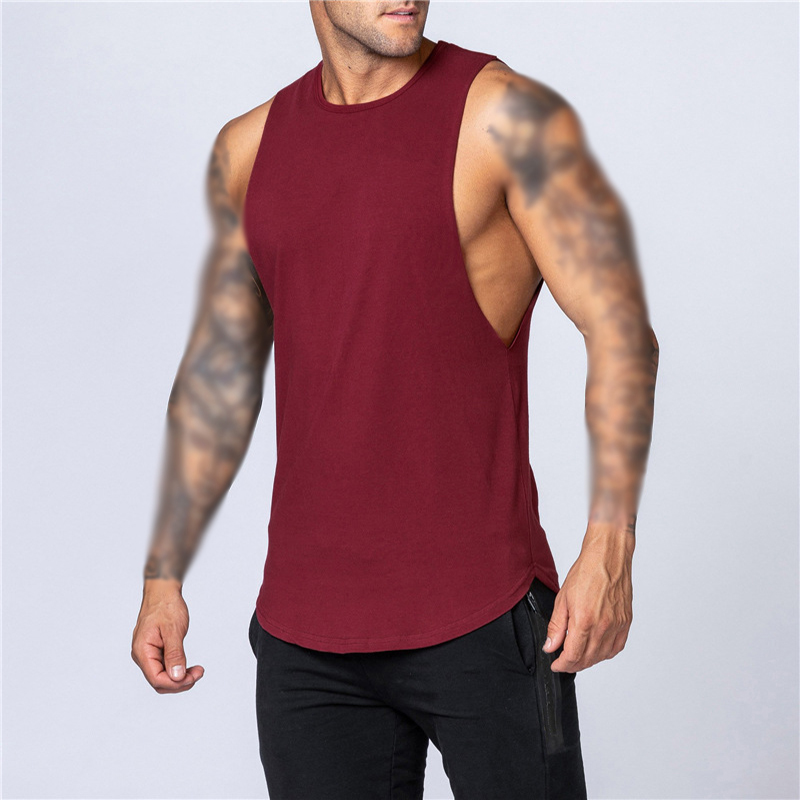 Men Sport Muscle Tank Vest Top Sleeveless T-Shirt Tee Gym Fitness Summer Workout