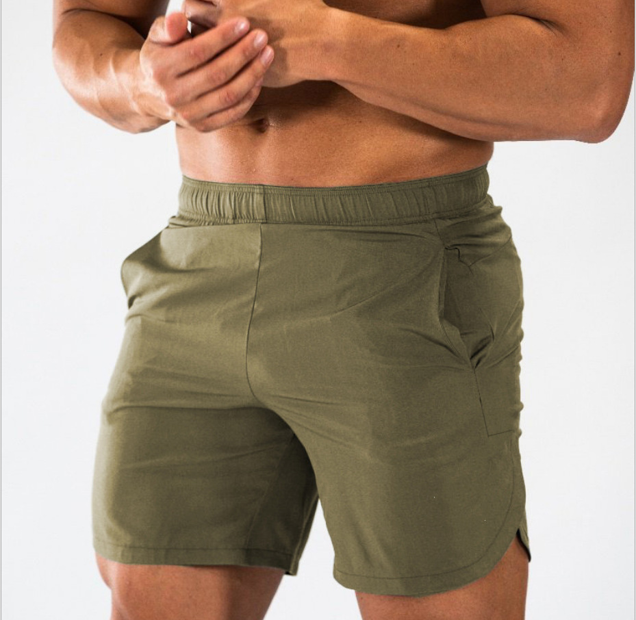Men Running Shorts Quick Dry Casual Basketball Training Breathable Sweatpants - Picture 13 of 16