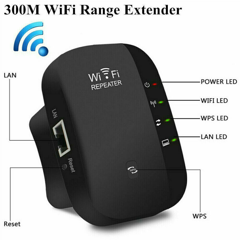 WLAN Repeater Router Range WIFI Wzmacniacz sygnału Access Point Booster 300Mbps - Zdjęcie 9 z 10