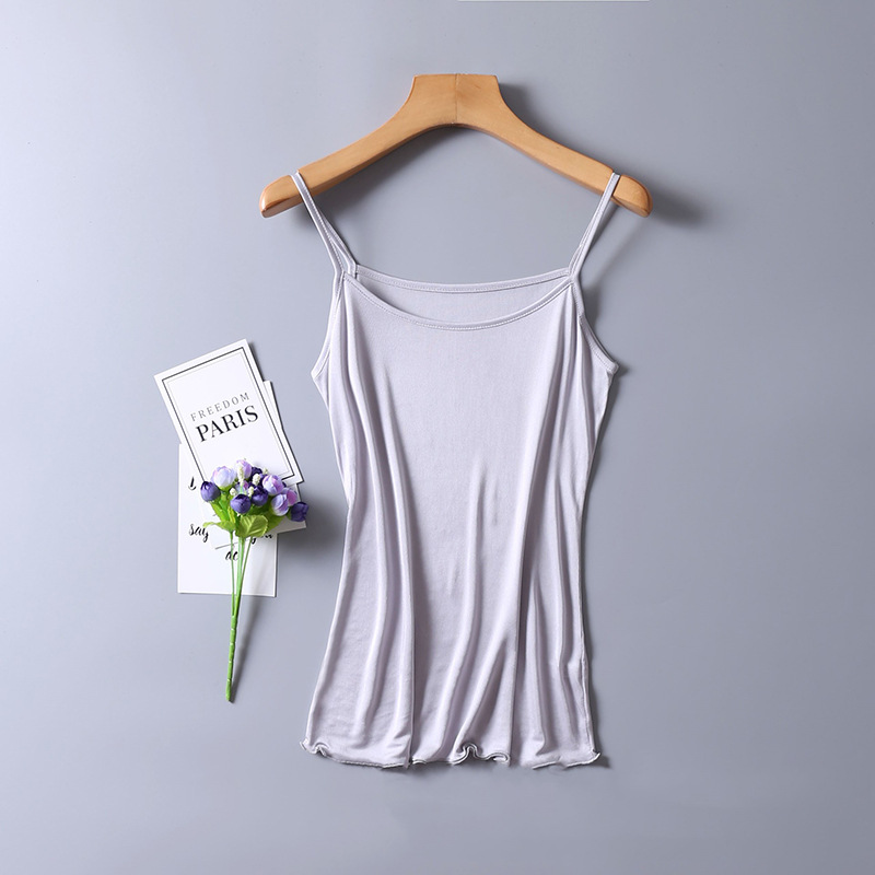 Women Mulberry Silk Camisole Top Breathable Pure Silk Cami Tank T Shirts Blouse