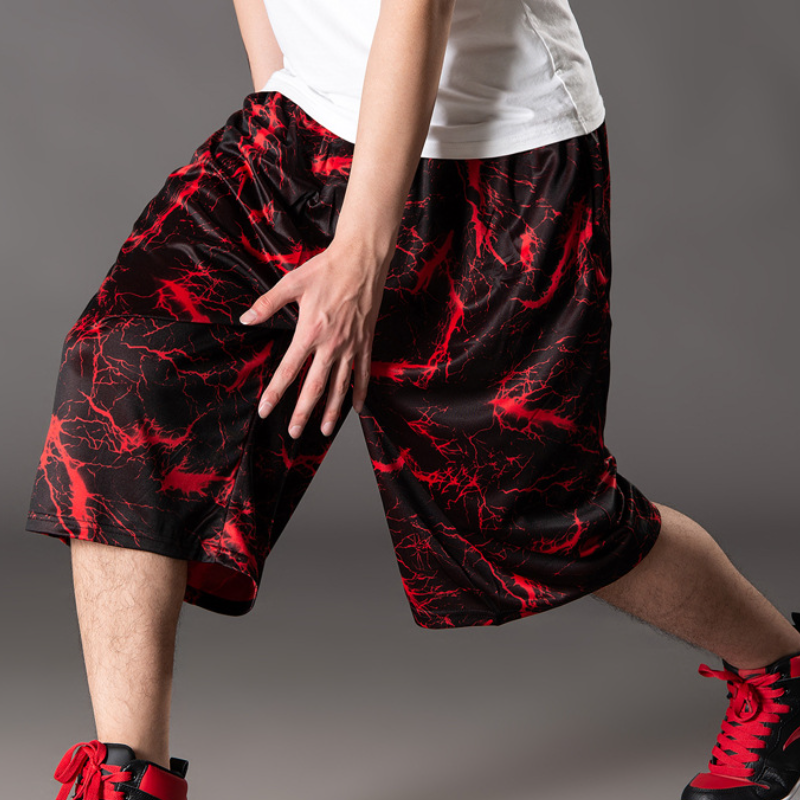 Oversize Casual Summer Shorts Designed Specifically for Men's Outdoor Use - Picture 7 of 10