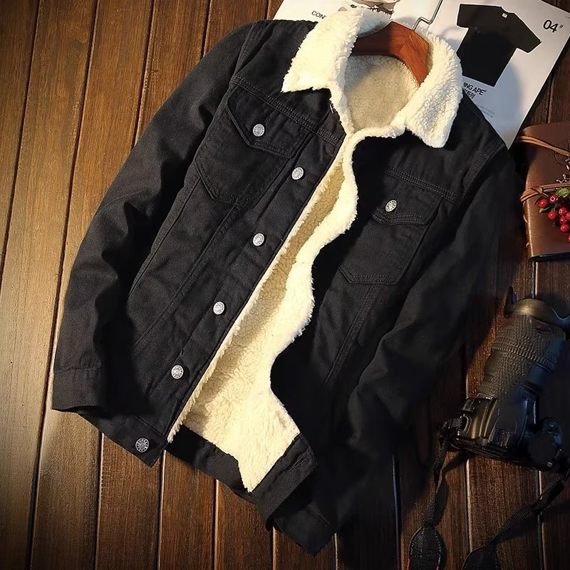 ジャケット IONSEOUL linz denim vintage fur Jacket JE105 1995 Fur Collar Denim Jacket – Pellucid