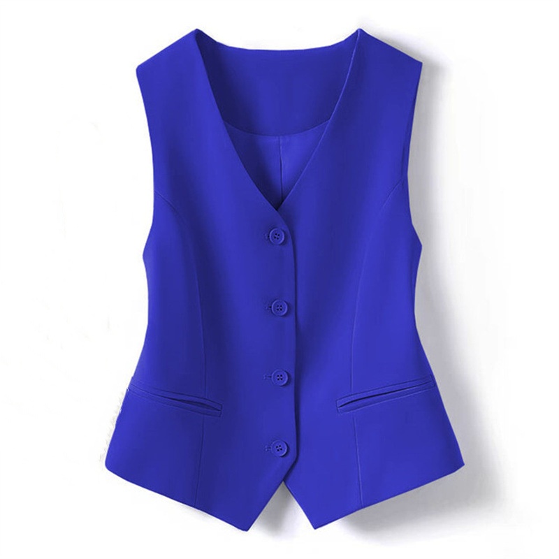 ベスト・ジレ PINKO Women Vests 104931A213E28 Blue PINKO Women's Waistcoats → Shop Elegant and Refined Waistcoats