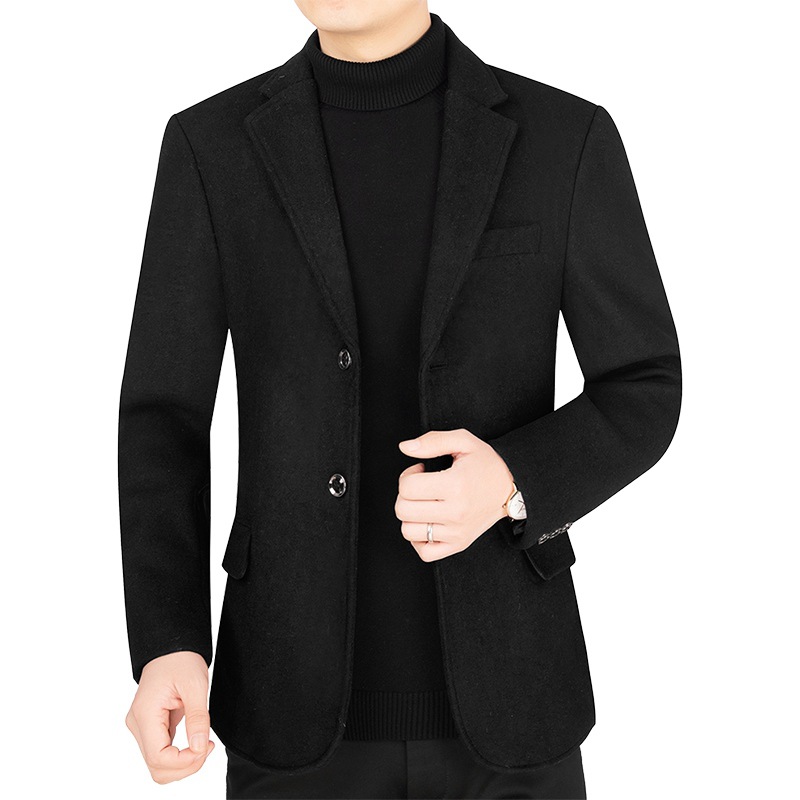 Men Formal Work Blazer Jacket Business Casual Button Slim Fit Suit Coat Tops