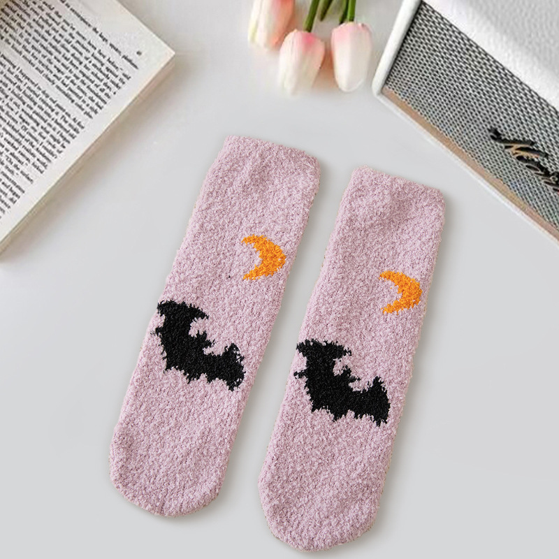 1Pairs Fluffy Socks Halloween Novelty Sleeping Socks Winter Warm Festival Party