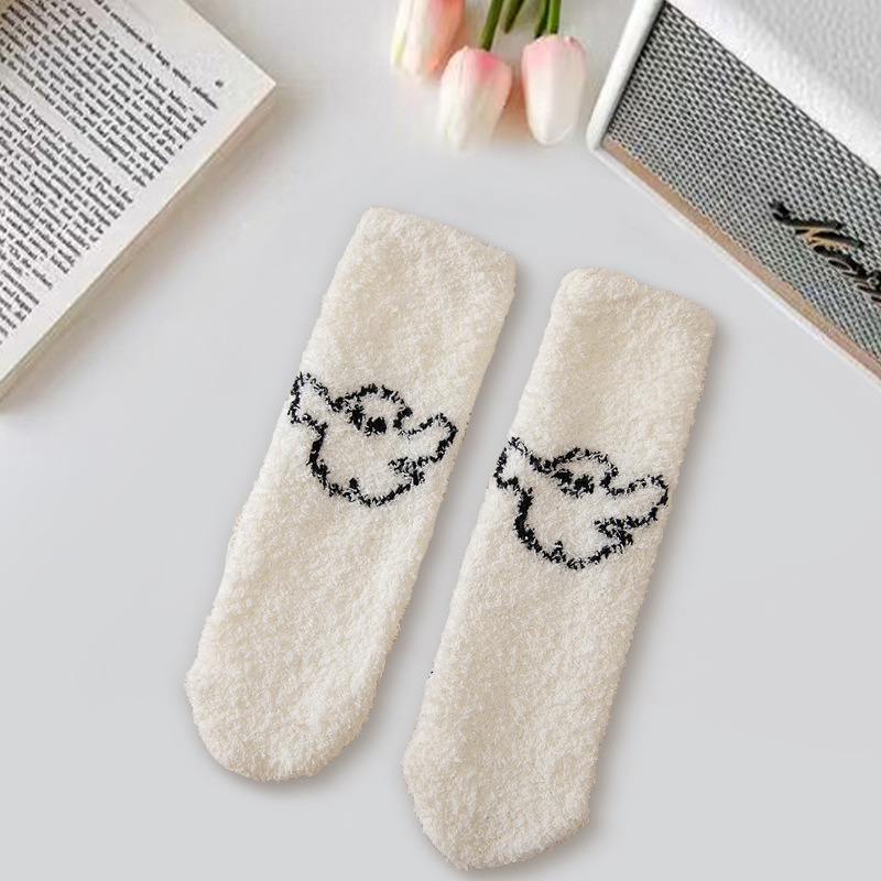 1Pairs Fluffy Socks Halloween Novelty Sleeping Socks Winter Warm Festival Party