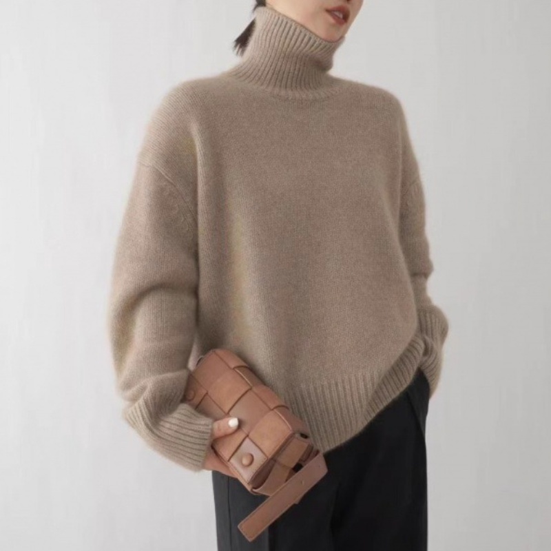 Thick Women Loose Woolen Sweater Women  Autumn