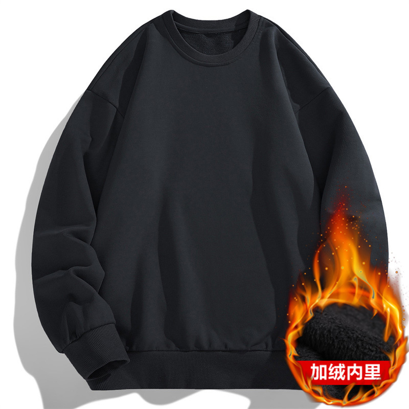 Men's Casual Sweatshirt Long Sleeve Thermal Warm Pullover Sweatshirt Hoodie Tops