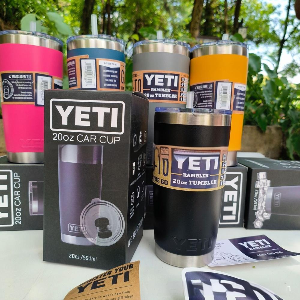 YETI Rambler 20oz Tumbler w/ MagSlider Lid Stainless Steel Vacuum Coffee Cup Mug - Bild 27 von 39