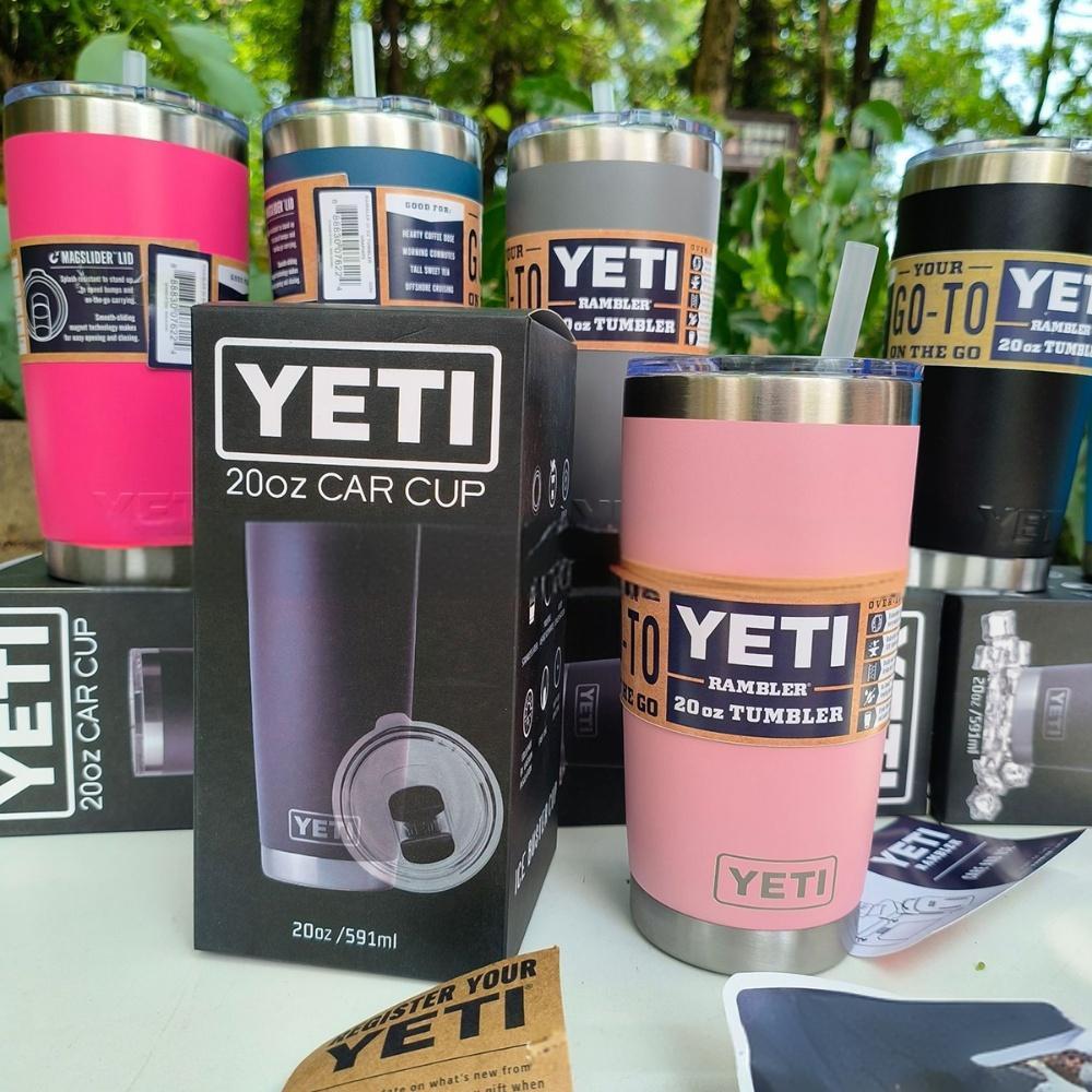 Vaso YETI con tapa MagSlider de acero inoxidable al vacío taza de café taza Rambler 20 oz