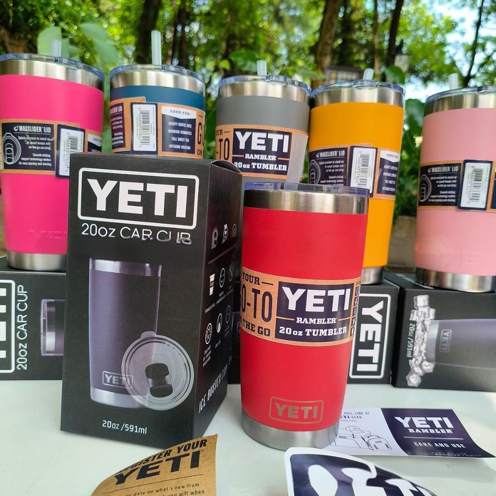 YETI Rambler 20oz Tumbler w/ MagSlider Lid Stainless Steel Vacuum Coffee Cup Mug - Bild 33 von 39