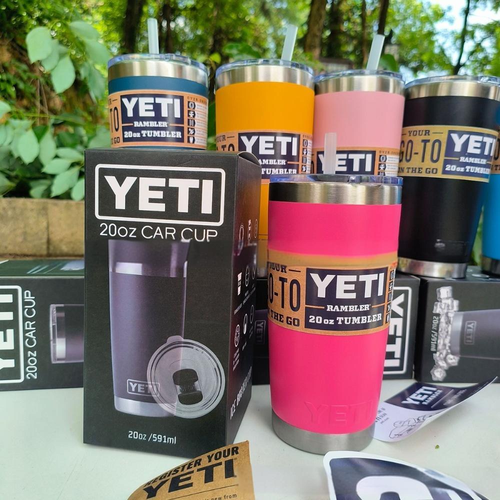 YETI Rambler 20oz Tumbler w/ MagSlider Lid Stainless Steel Vacuum Coffee Cup Mug - Bild 34 von 39