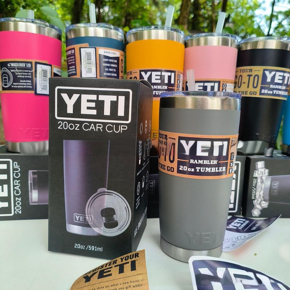 YETI Rambler 20oz Tumbler w/ MagSlider Lid Stainless Steel Vacuum Coffee Cup Mug - Bild 38 von 39