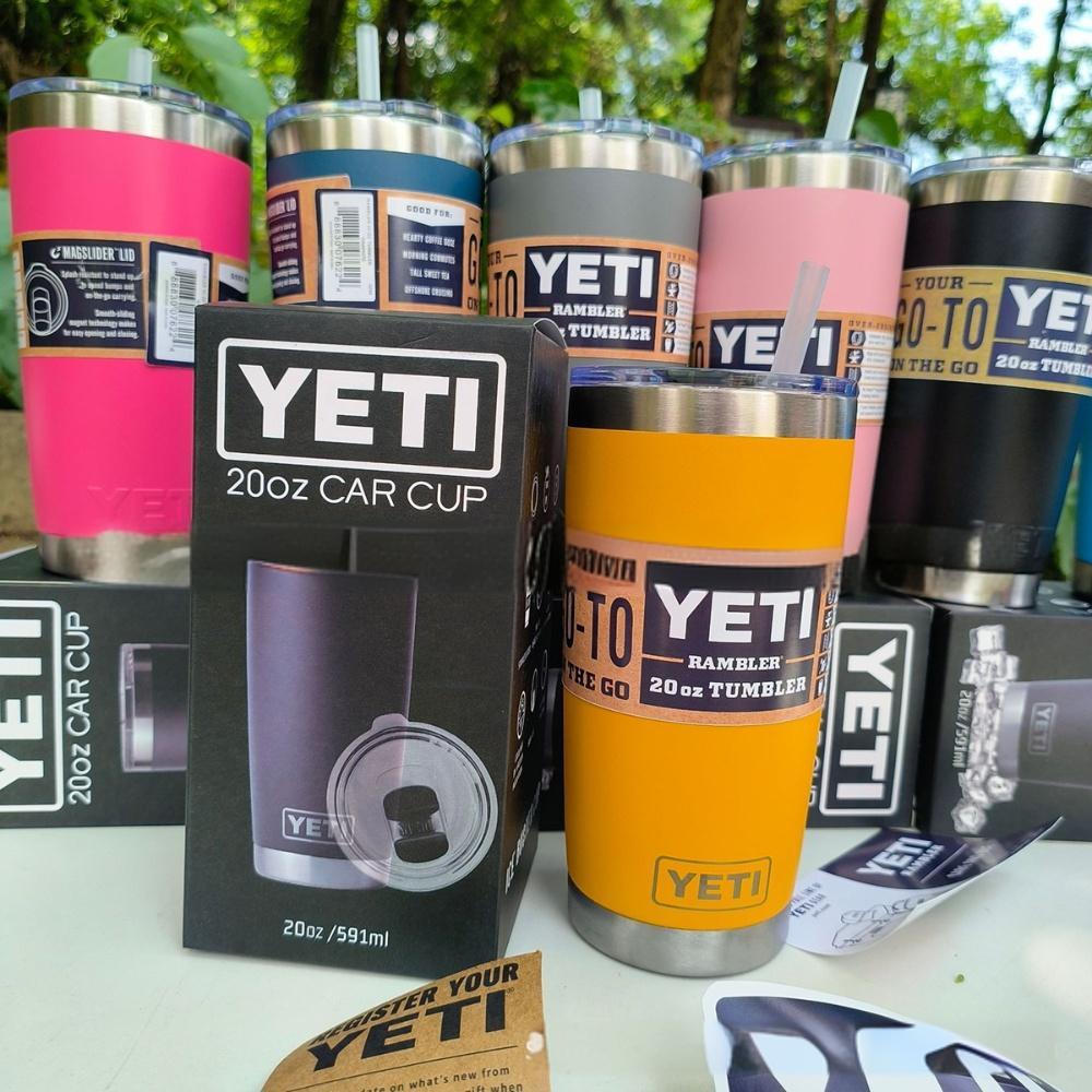 YETI Rambler 20oz Tumbler w/ MagSlider Lid Stainless Steel Vacuum Coffee Cup Mug - Bild 39 von 39