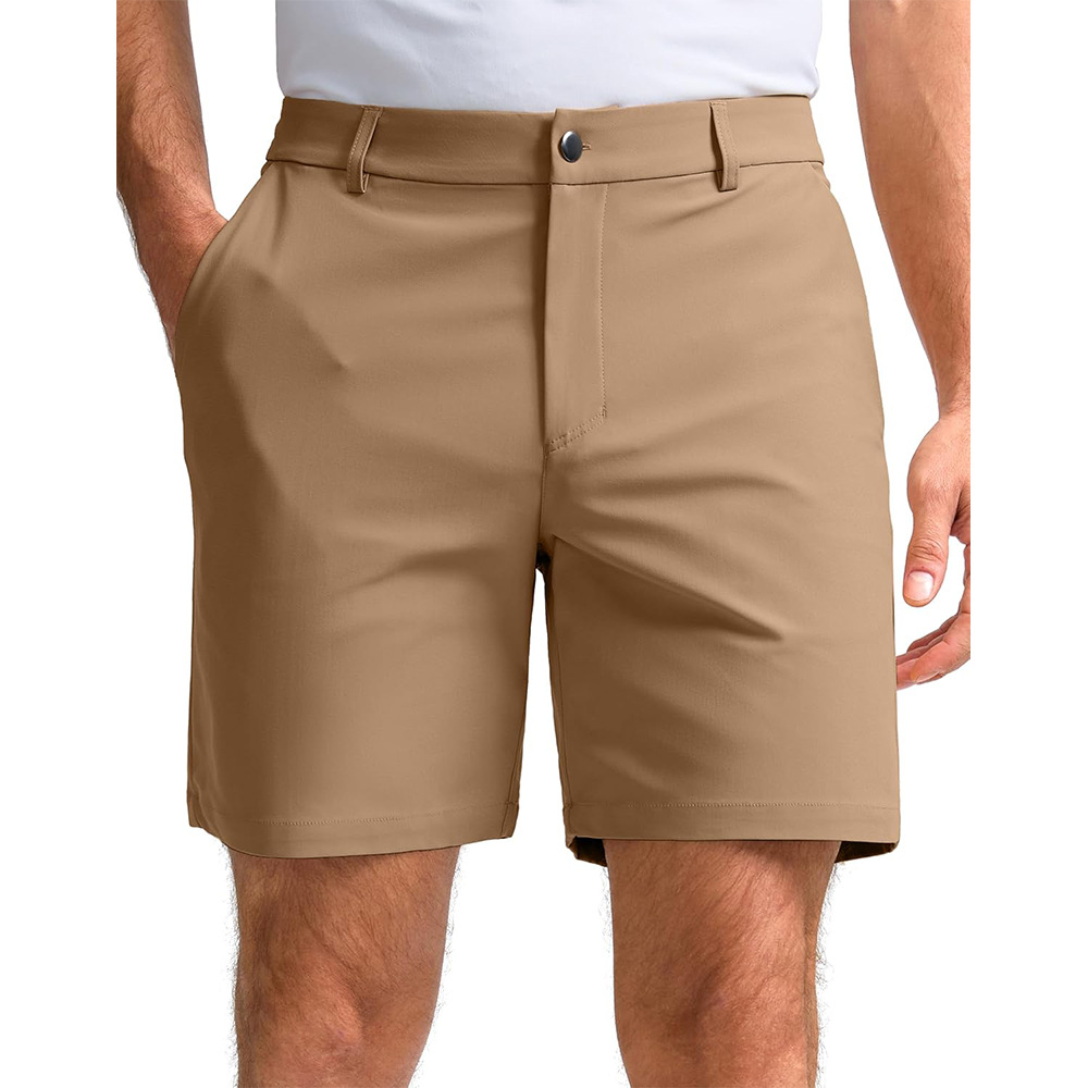 Men's Golf Shorts Flat Front Lightweight Quick Dry Pockets Daily Dress 7'' Pants - Picture 21 of 48
