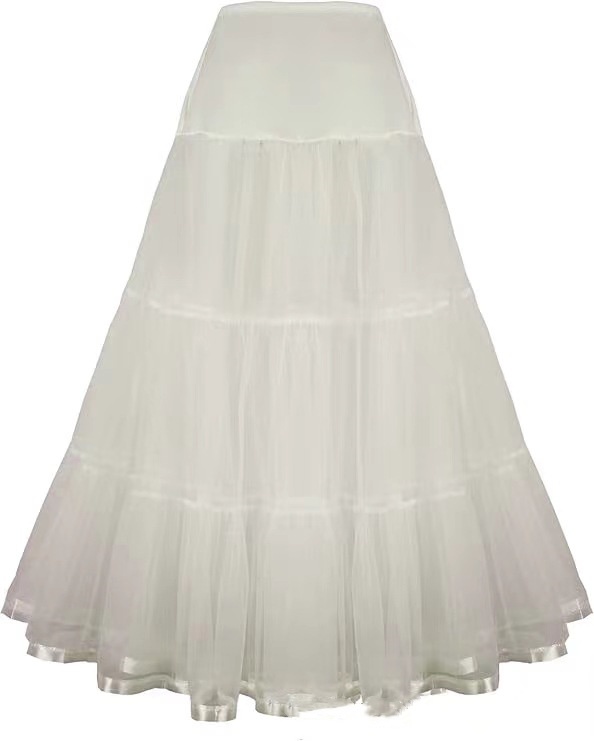 Women's Ankle Long Wedding Petticoat Slips Underskirt for Prom Evening Skirt - Bild 73 von 75