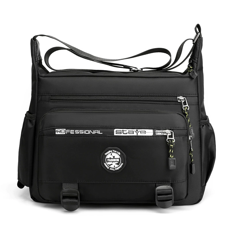 Mens Multi Pockets Cross Body Messenger Bag Travel Cabin Work Shoulder Satchel - Bild 20 von 23