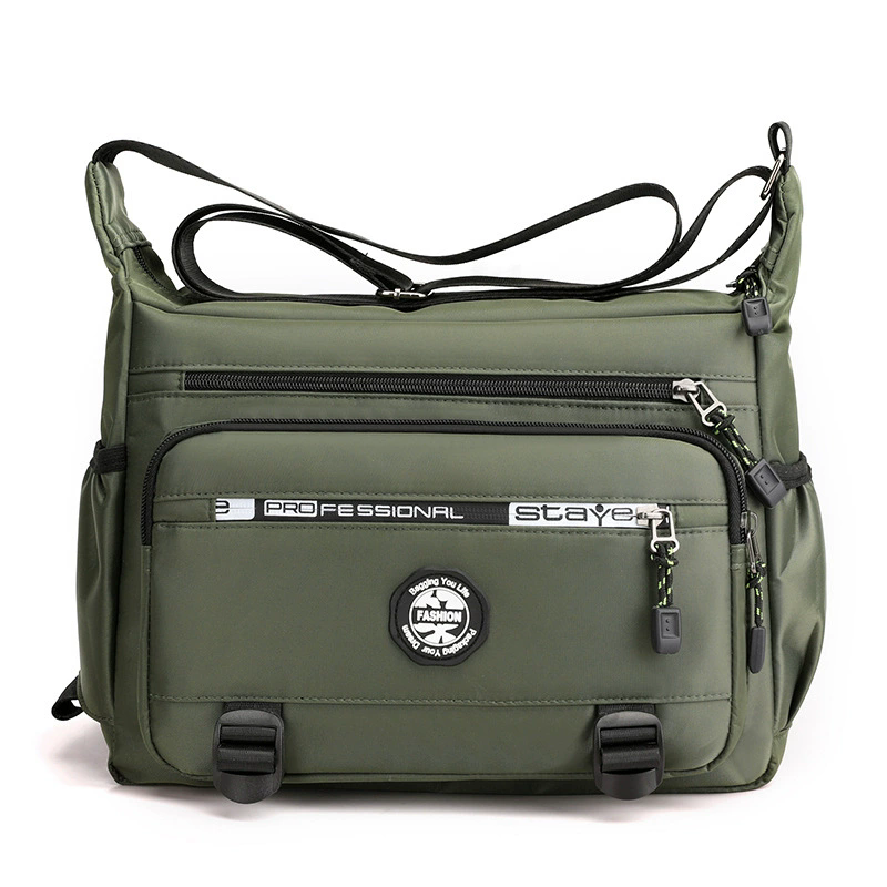 Mens Multi Pockets Cross Body Messenger Bag Travel Cabin Work Shoulder Satchel - Bild 23 von 23