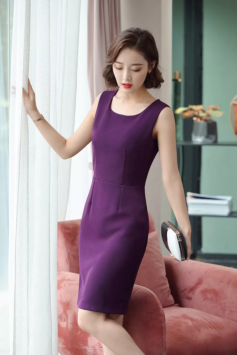 Casual Office Wear For Women Business Uniform Blazer Dress Suit Work 2 Piece Set - Foto 16 di 18