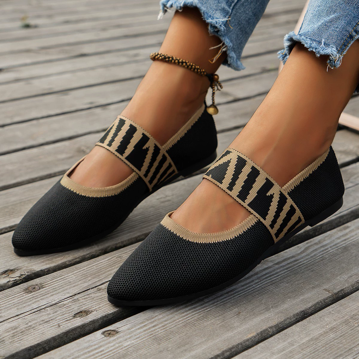 Ballerine donna scarpe casual tacco basso scalzo sneakers eleganti comode - Foto 16 di 20