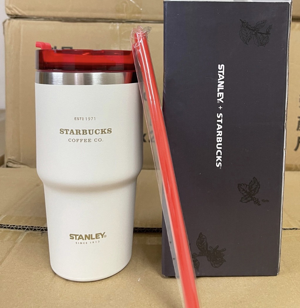2025 for Starbucks Stanley Stainless Steel Vacuum Car Hold Straw Cup Tumbler Mug
