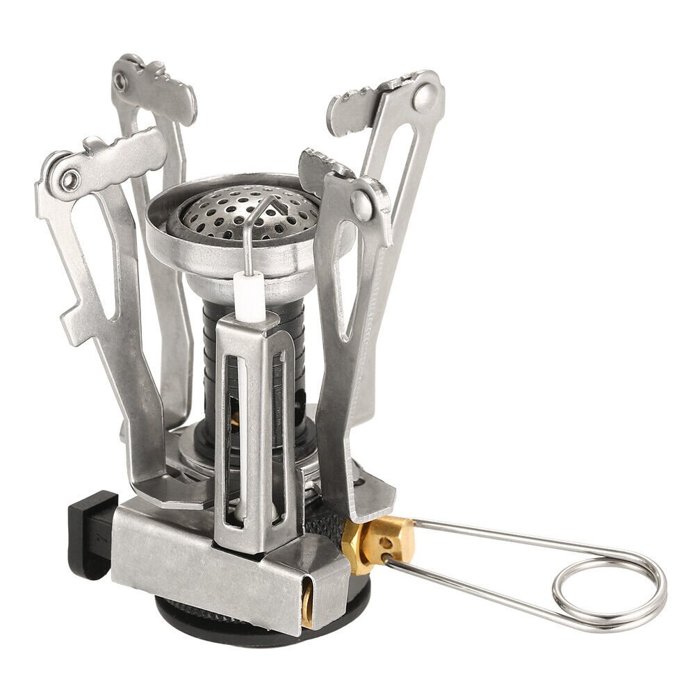 Mini Compact Gas-Burner Fishing Outdoor Cooking Camping Picnic Cook Stove f P9Q1 - Bild 9 von 21