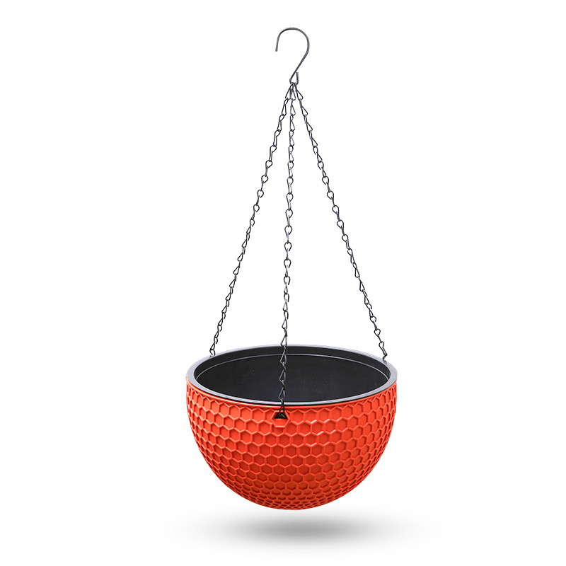 2 X Pflanzenampel Hängeampel Blumentopf Hängetopf Blumenampel Keter Rattan Korb - Bild 23 von 24
