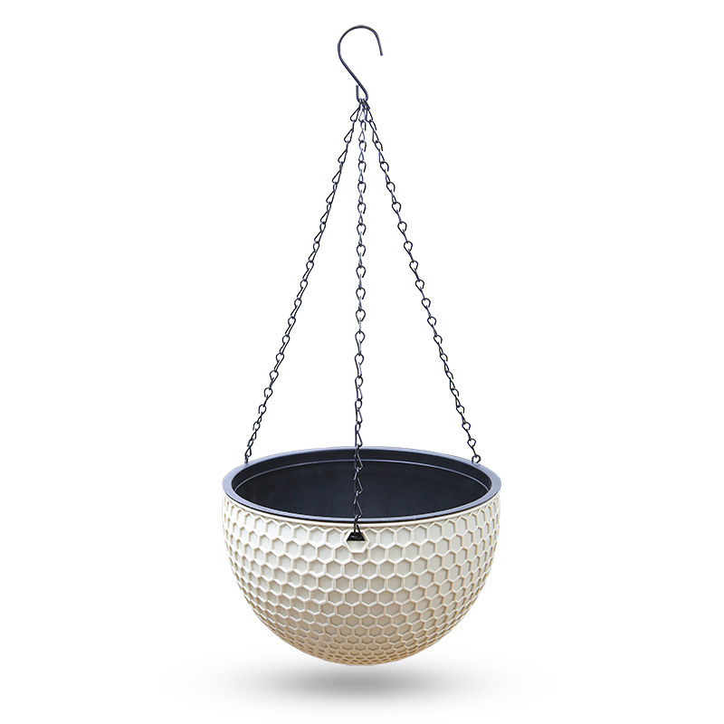 2 X Pflanzenampel Hängeampel Blumentopf Hängetopf Blumenampel Keter Rattan Korb - Bild 22 von 24