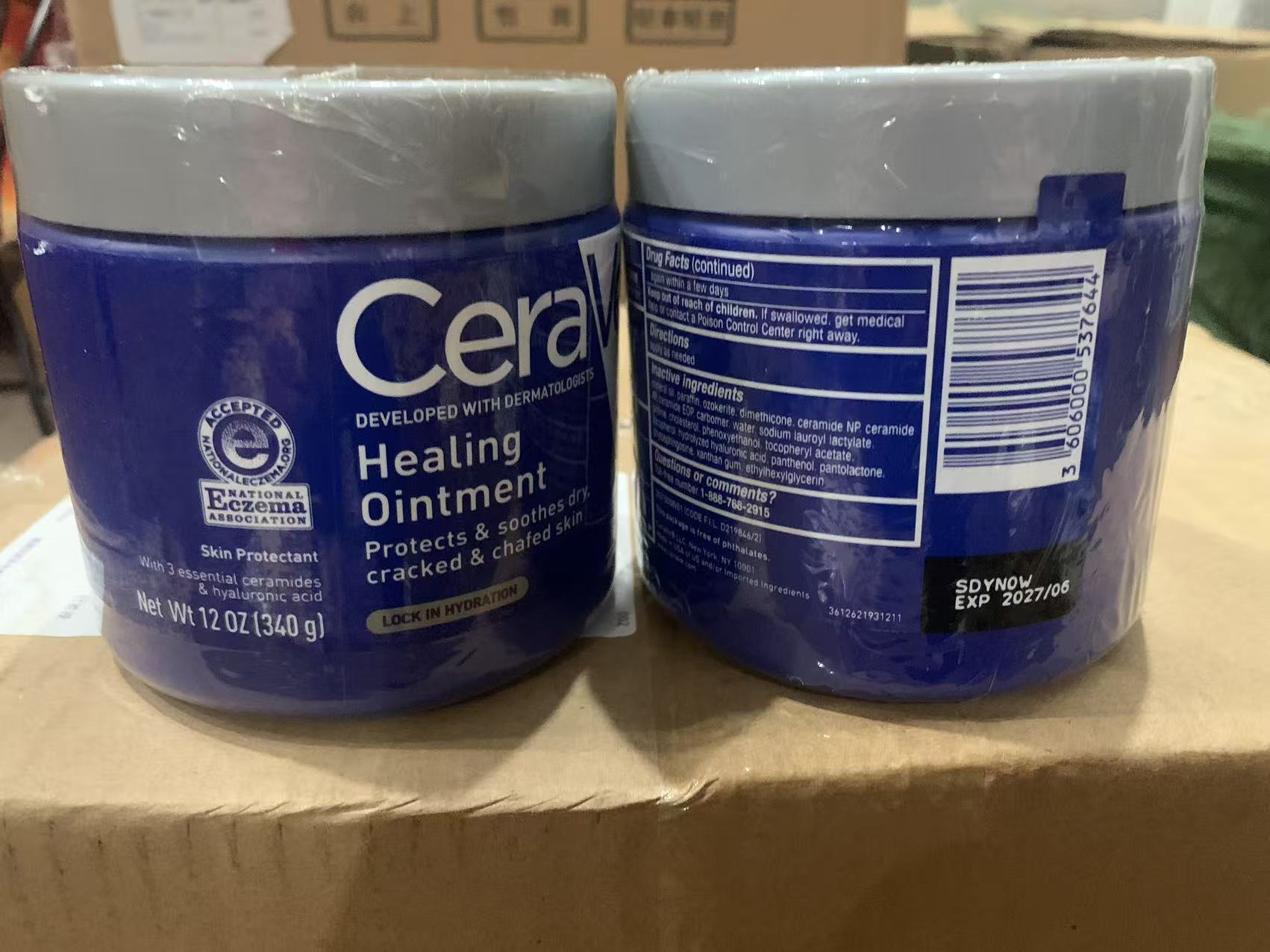 CeraVe Healing Ointment Repair Cream 340g Soothes Dry Chapped Skin - Bild 4 von 4