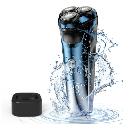 Puruxe Electric Shaver for Men, Electric 4d Rotary Razor with LCD Display - Picture 14 of 14