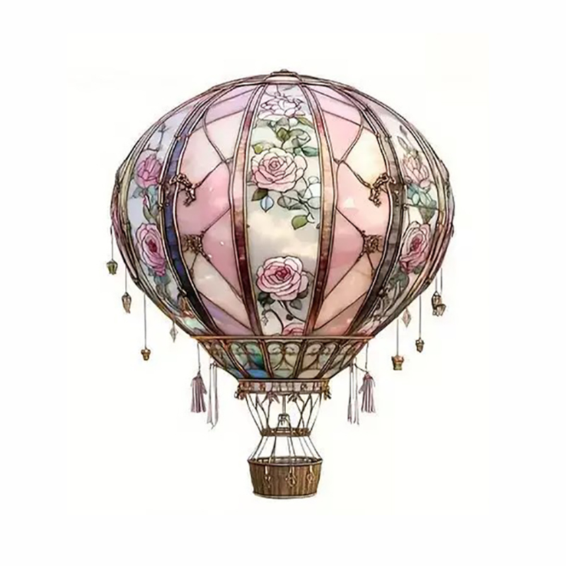 Hot Air Balloon Solar String Lights Hanging Garden Lantern Light Deck Decor - Picture 21 of 21