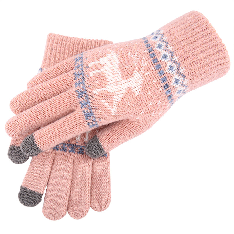 Moda Mujeres Invierno Cálidos Guantes, Invierno Pantalla Táctil Guantes, Mujeres A Prueba de Viento Wa - Imagen 25 de 29