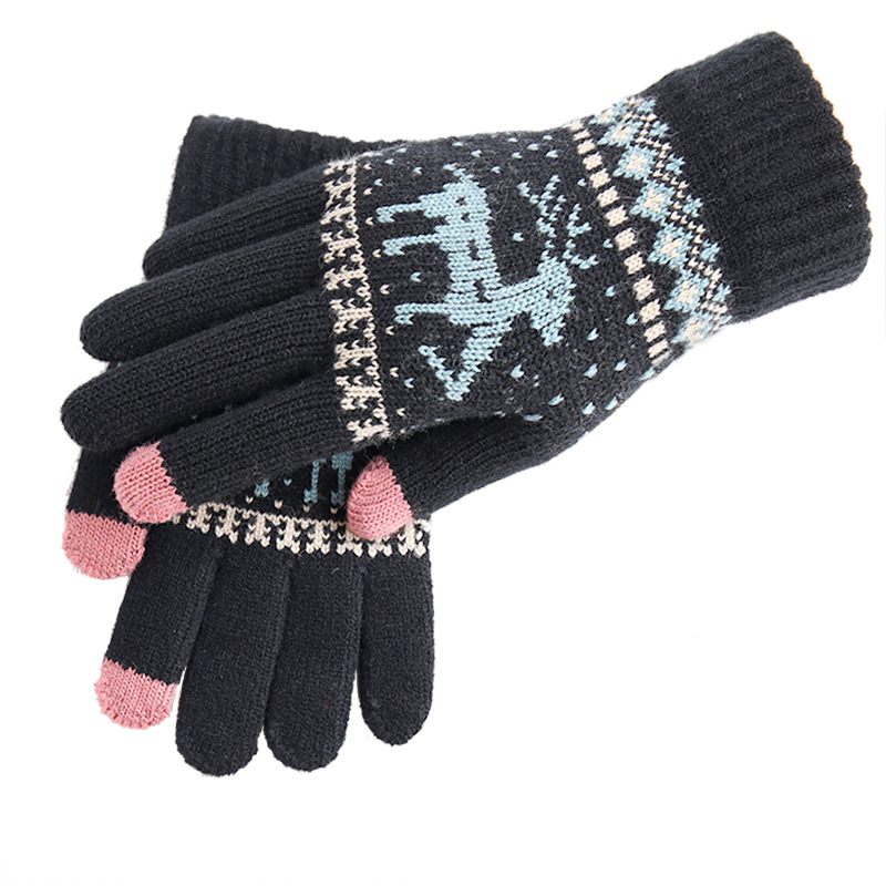 Moda Mujeres Invierno Cálidos Guantes, Invierno Pantalla Táctil Guantes, Mujeres A Prueba de Viento Wa - Imagen 26 de 29