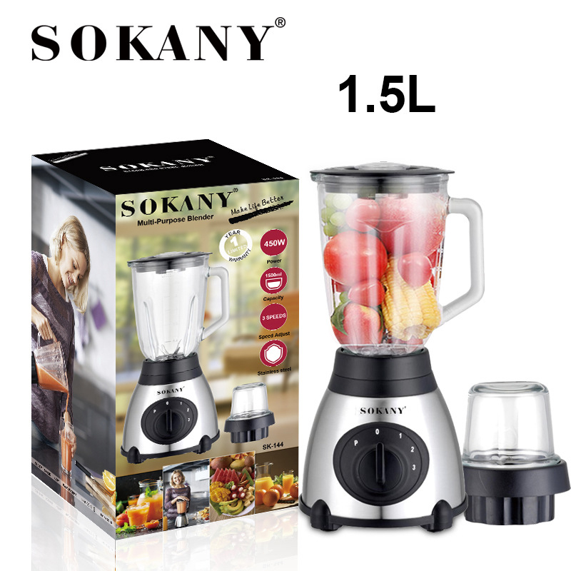 Spremiagrumi Multifunzione 1,5L Frullatore Frutta e Verdura Tritatutto - Foto 16 di 16