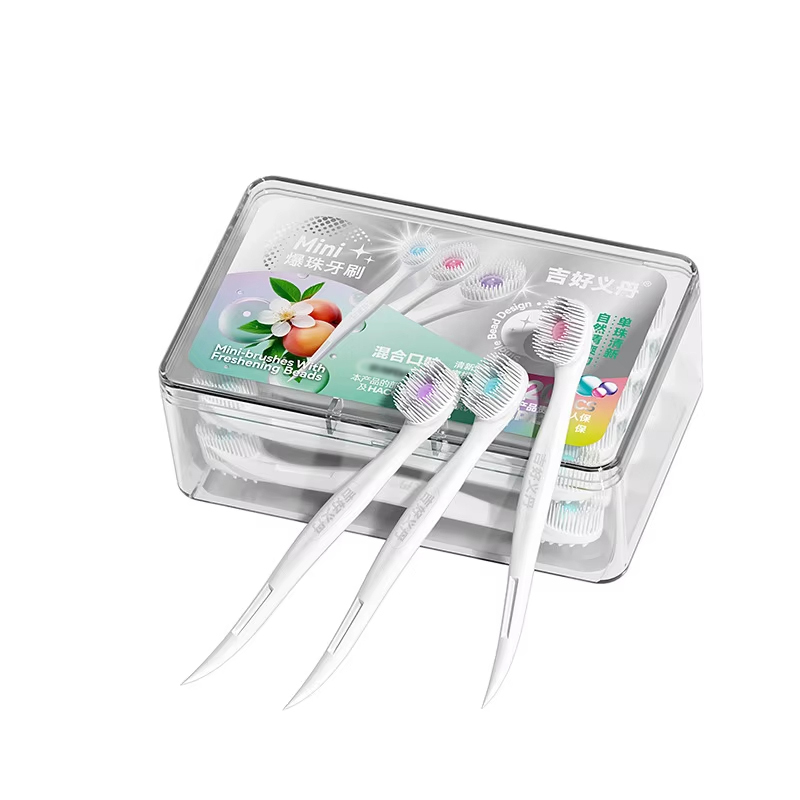 Exploded Bead Toothbrush Disposable Adult Cleaning Toothbrush Portable Travel To - Picture 20 of 22