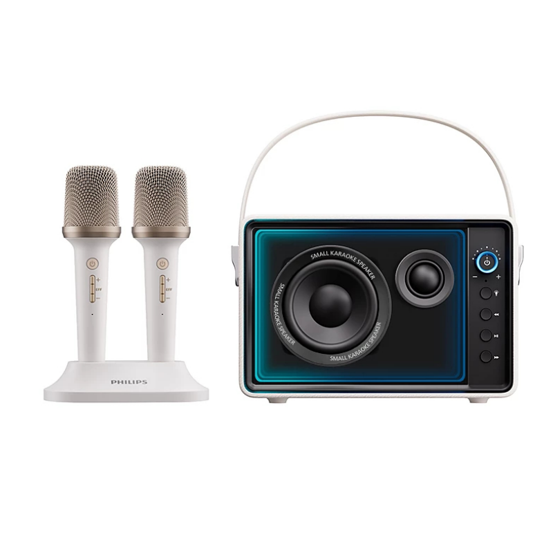 Juego de altavoces de karaoke Bluetooth para Philips micrófono de conexión fiesta en casa - Imagen 25 de 25