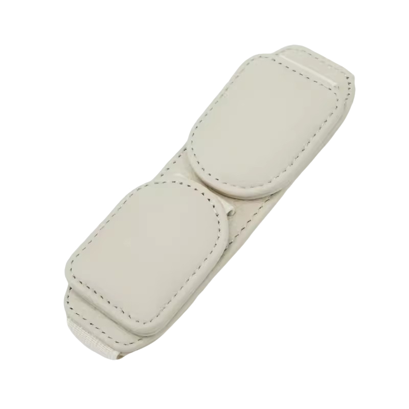 Double Car Glasses Clip Leather Sunglasses Card Ticket Holder Clip Accessorries - Picture 17 of 18