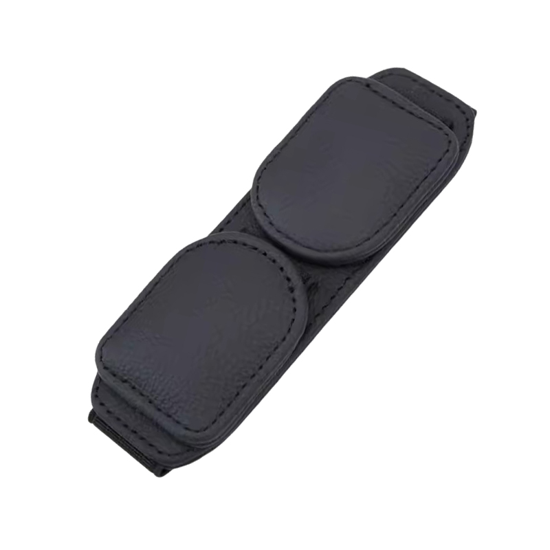 Double Car Glasses Clip Leather Sunglasses Card Ticket Holder Clip Accessorries - Picture 16 of 18