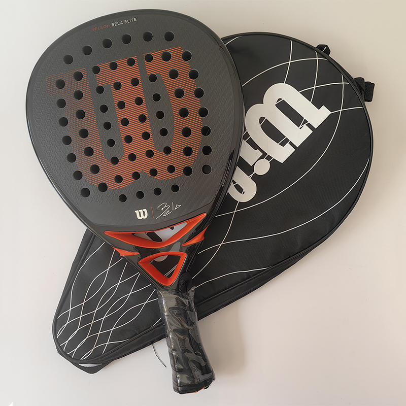 Description Picture 4 of itemWilson Professional Tennis Rackets Carbon Fibre Surface Diamond Shape with Eva Memory Flex Foam Core Padel Tennis Racquets