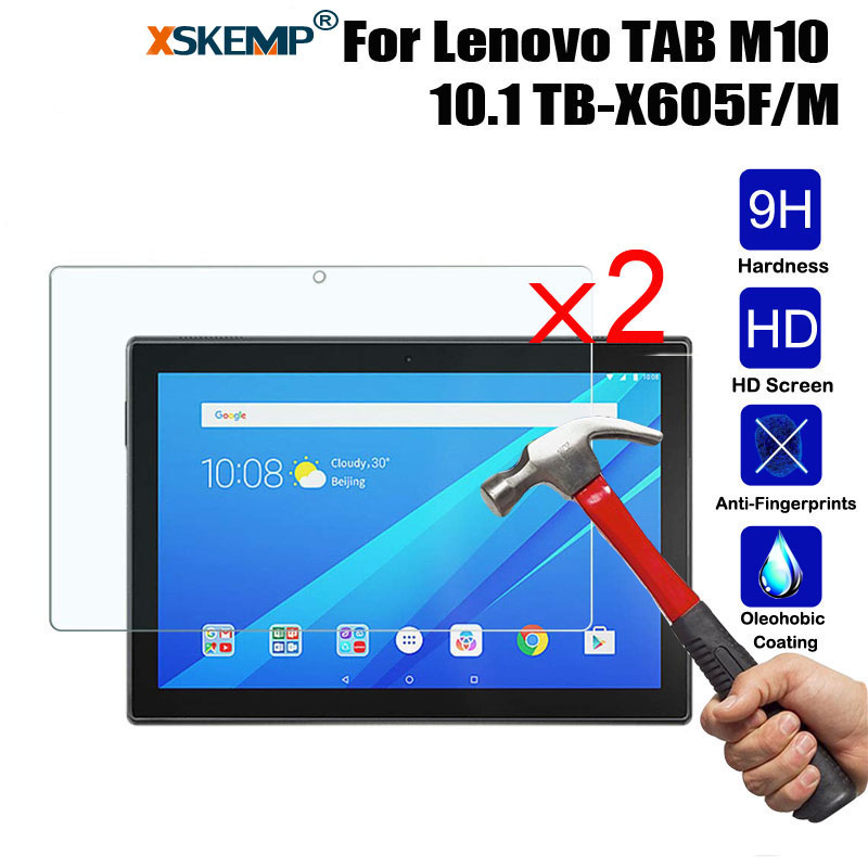 2PCS Tempered Glass Screen Cover Film Lenovo TAB M10 FHD Rel TB-X505F X605F 10.1 - Picture 13 of 14