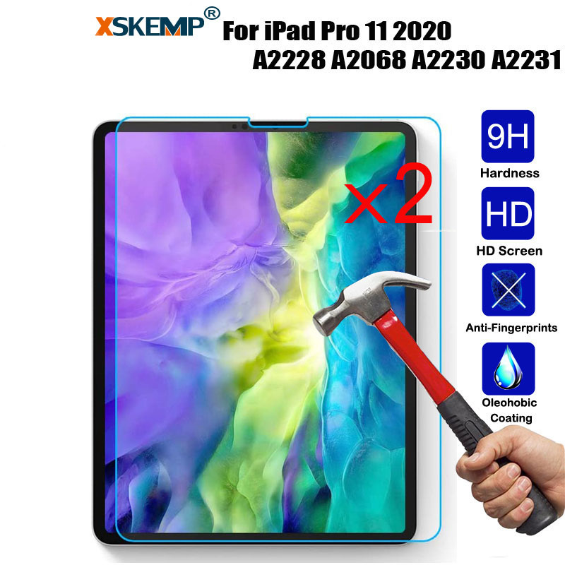 2PCS HD Screen Protector Tempered Glass For iPad Pro 11 in (2022/2021/2020/2018) - Picture 15 of 19
