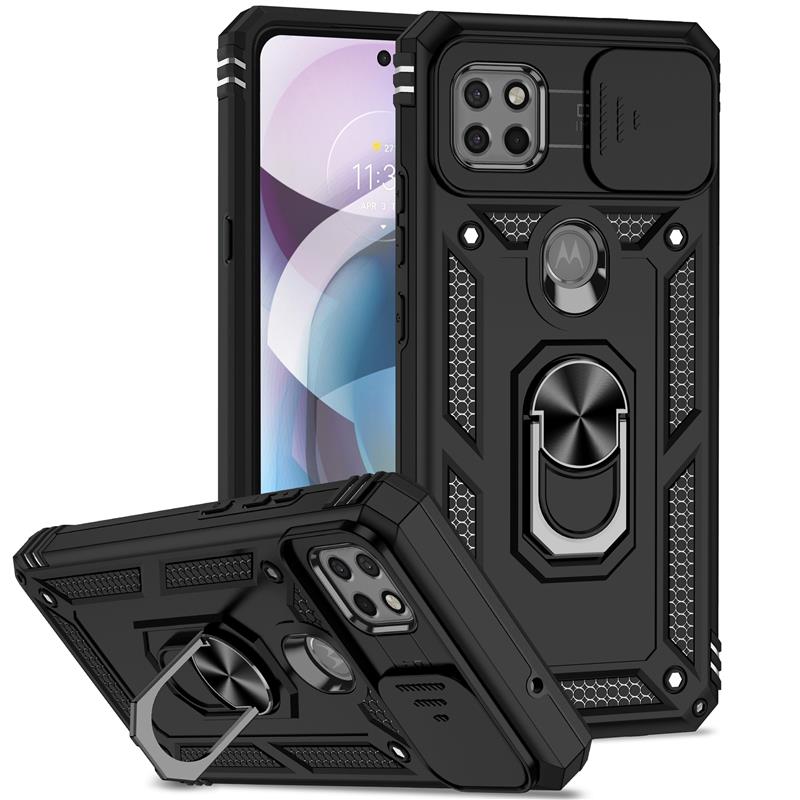 Funda Motorola Moto G 5G / One 5G Ace a prueba de golpes con soporte de anillo para teléfono cámara cubierta - Imagen 19 de 24