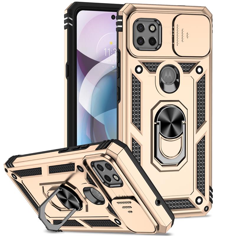 Funda Motorola Moto G 5G / One 5G Ace a prueba de golpes con soporte de anillo para teléfono cámara cubierta - Imagen 22 de 24