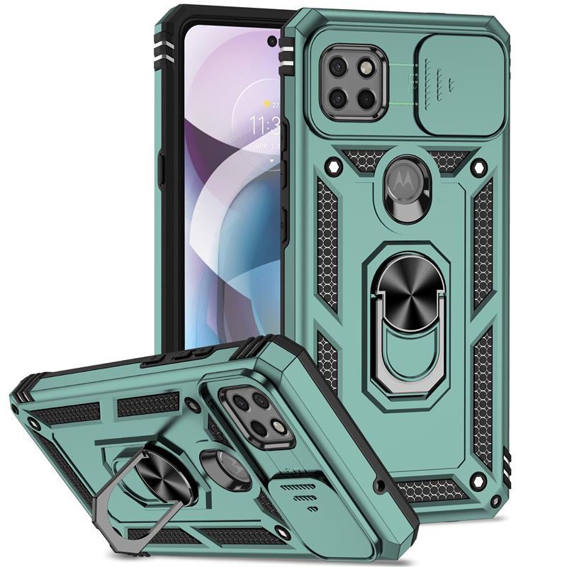 Funda Motorola Moto G 5G / One 5G Ace a prueba de golpes con soporte de anillo para teléfono cámara cubierta - Imagen 23 de 24