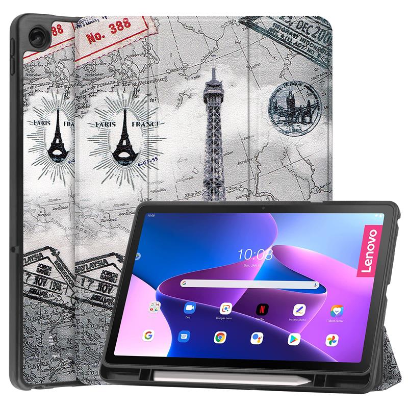 Lenovo Tab M10 Plus 3ª Generación 10.6 Cuero Soporte Estuche Suave Tablet Cubierta Antigolpes - Imagen 29 de 32
