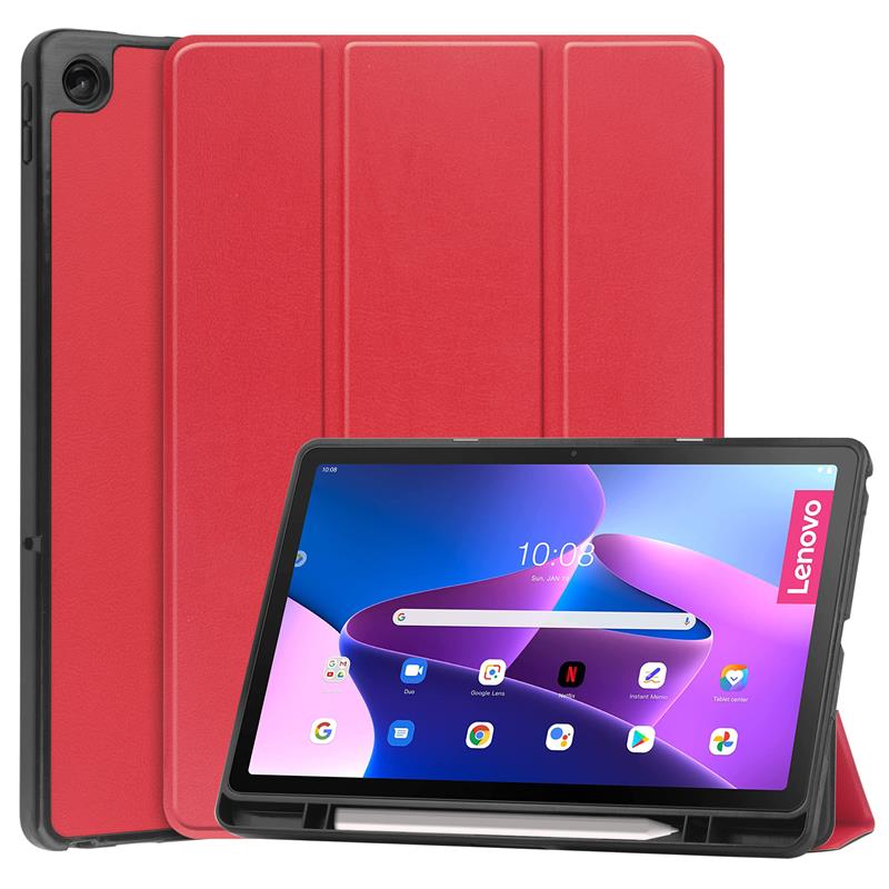 Lenovo Tab M10 Plus 3ª Generación 10.6 Cuero Soporte Estuche Suave Tablet Cubierta Antigolpes - Imagen 25 de 32